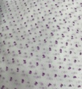 Madonna Organza Dyed Fabric (Two Tone)(Lavender on White 2)