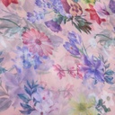 Multi Flower Garden Print On Organza SS22A-ORPA60