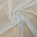 Clip Jacquard Dyed Fabric (White Dot)