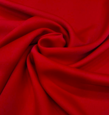 Melon Crepe Satin Dyed Fabric