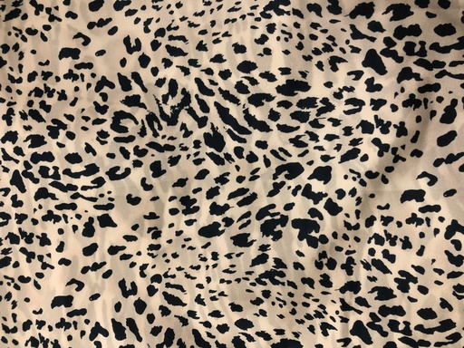 [EWPP00891] Chrome Satin Animal Skin Print Fabric SS22N CSPB02